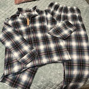 Fleece skim pajamas, these are amazingly soft.